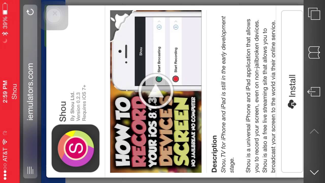 Screenreader On Ios How to get a screen recorder for iOS 7 to iOS 8.3! TOTALLY FREE! - YouTube