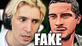 The Depressing Truth Behind Man Vs Wild | xQc Reacts to SunnyV2
