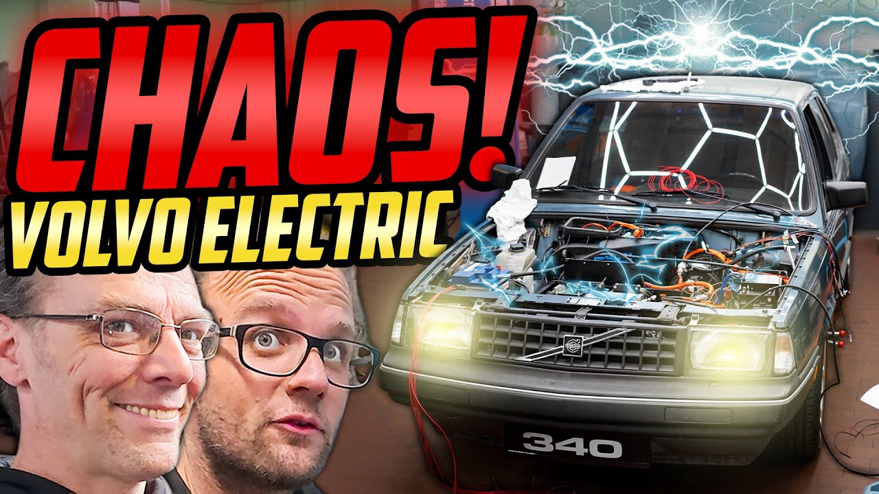 Wir MÜSSEN KREATIV werden! - Volvo 340 mit TESLA Technik - Halter BAUEN & VERKABELN!