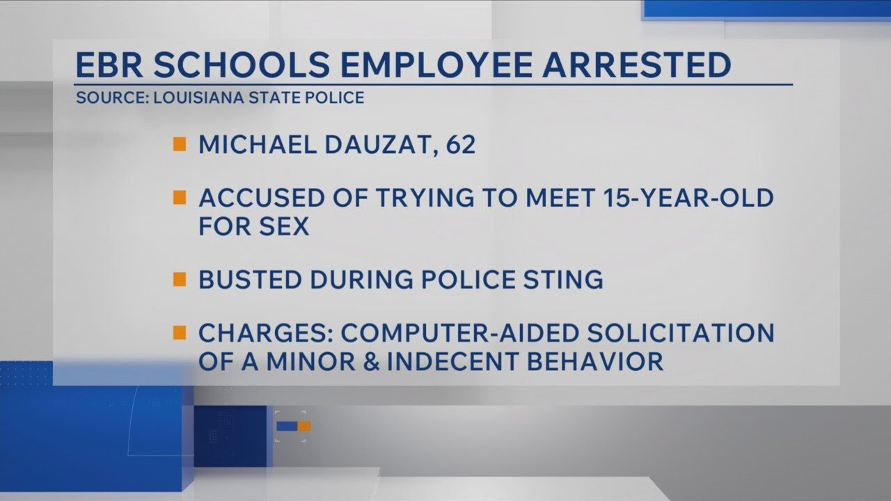 LSP: EBRPSS employee arrested, accused of child sex crimes - YouTube