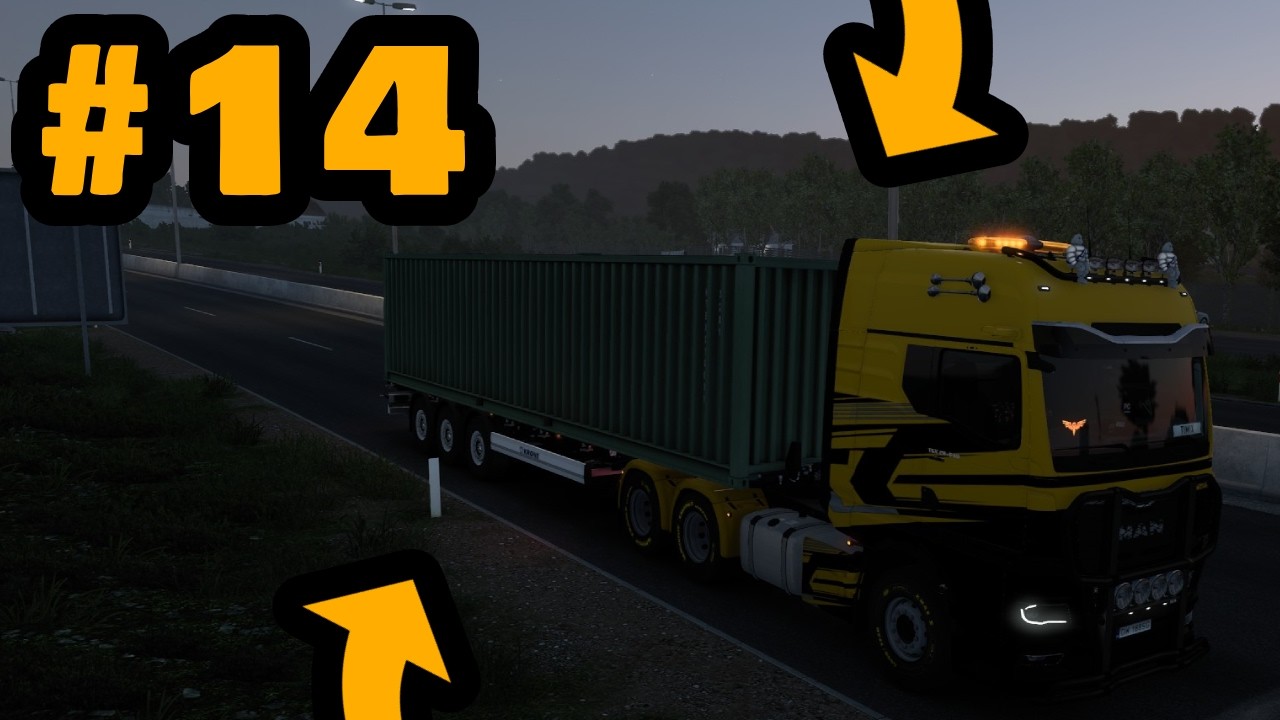Przewóz jabłek |Euro Truck Simulator 2| #14