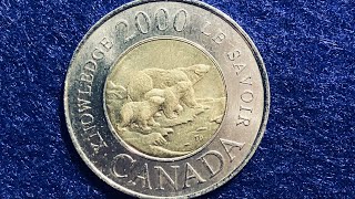 2000 Canada Two Dollar Coin