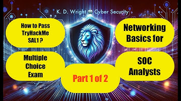 Networking Basics for SOC Analysts - Part 1 - How to Pass TryHackMe SAL1 Multiple Choice Exam