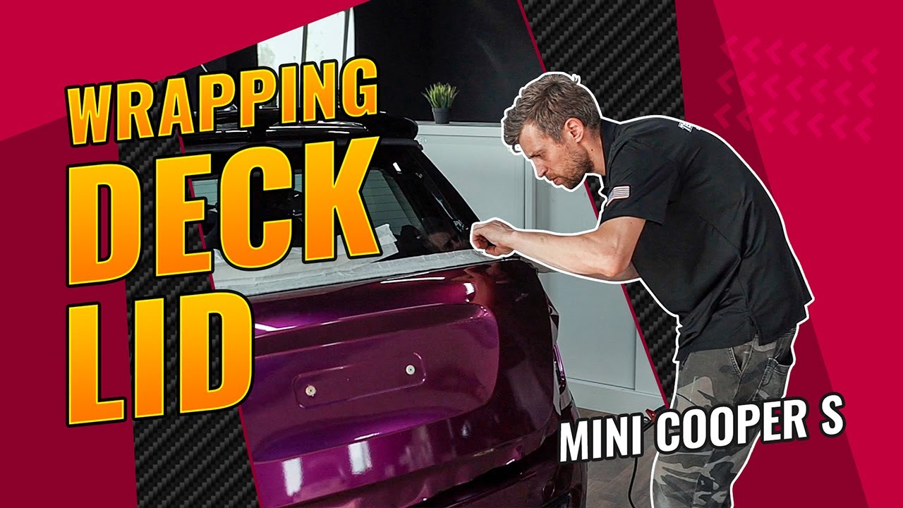 Wrapping Deck Lid on Mini Cooper S