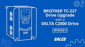 Brother TC-227 CNC Drive Upgrade – DELTA C2000 Install/Start up/Program/Spindle Orientation - EP 3
