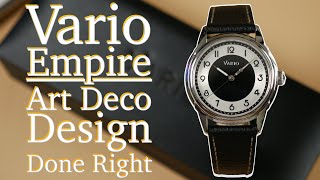 Vario Empire Dress Watch Review | Art Deco Design Done Right | Take Time