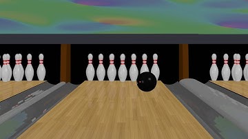Blender Bowling Strike animation with audio