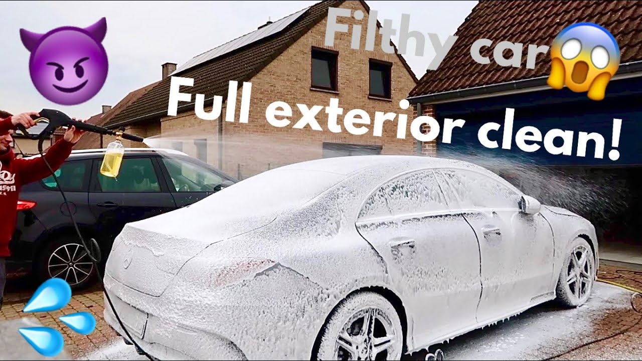 HOE een VUILE AUTO wassen? FOAM ACTION