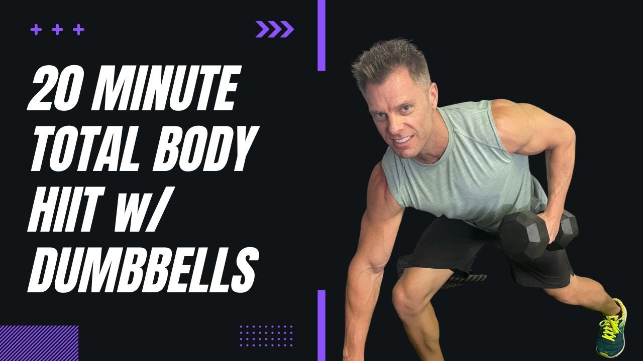 20 Min Total Body HIIT | Workout with Dumbbells - YouTube