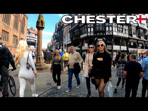 Walk in CHESTER one of the most BEAUTIFUL Cities in ENGLAND | Full City Centre Tour