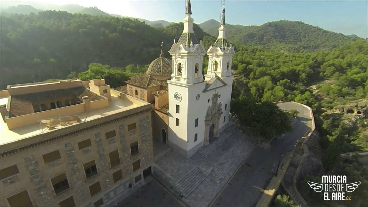 Santuario de La Fuensanta desde el aire
