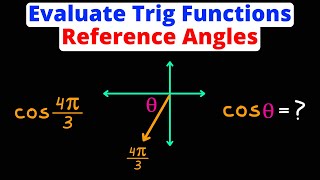 Evaluate Trig Functions Using Reference Angles | No Calculator