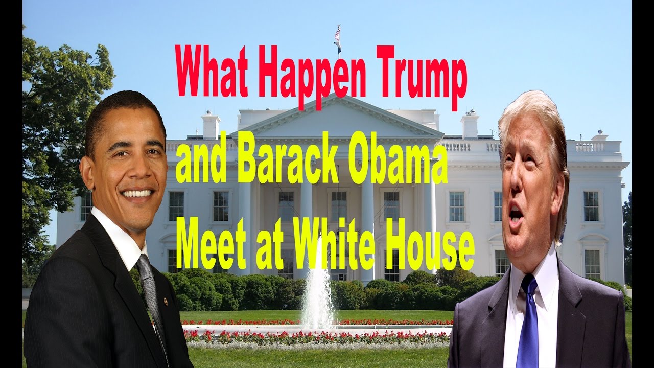 Donald Trump and Barack Obama meet at White House // News World - YouTube