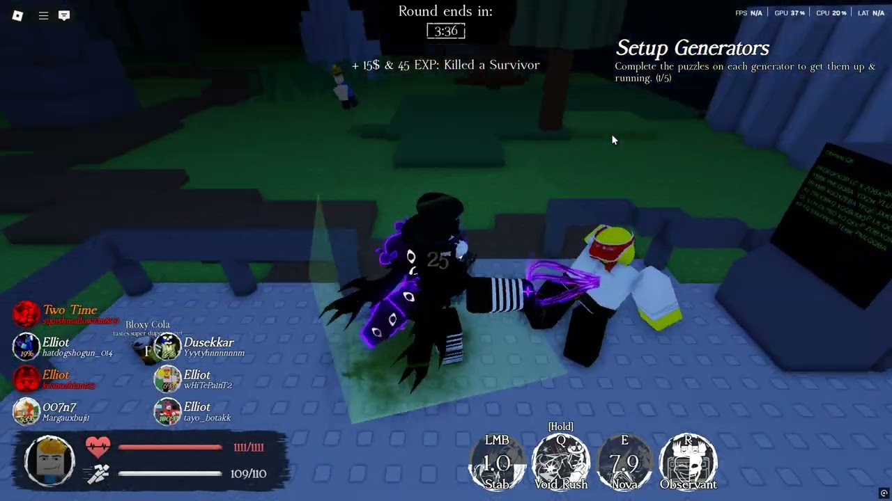 UMBRA NOLI SKIN GAMEPLAY (Forsaken)