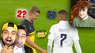 HANGİ FUTBOLCU DAHA YAŞLI ?! Mbappe'mi Haaland'mı ? ÜMİDİ İLE EĞLENCELİ FUTBOL CHALLENGE