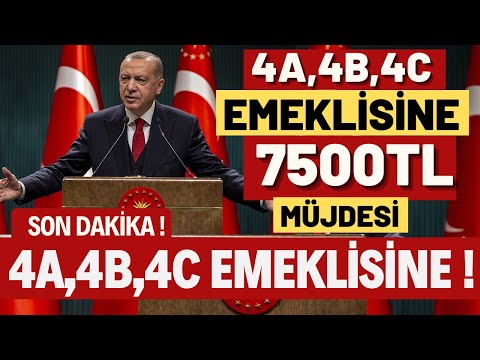 YENİ EMEKLİ MAAŞLARINA 4A,4B,4C MAAŞLARINA SSK BAĞKUR BÜYÜK ZAM VAR EMEKLİ MAAŞLARI AÇIKLANDI 2023