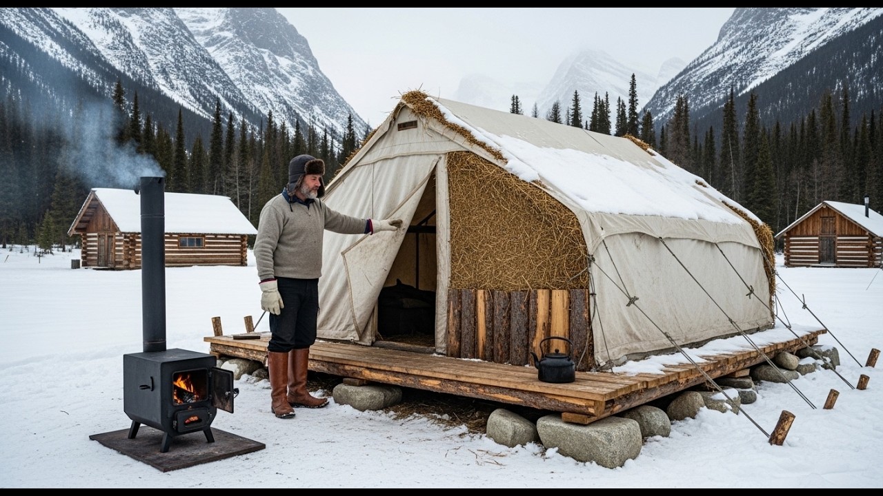 Prospectors Thought His Tent Was a Joke — Until It Stayed 45° Warmer Than Any Log Cabin All Winter