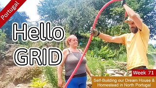 Our Homestead Grid connection -   Trenching & Cable Pulling - Huge Push