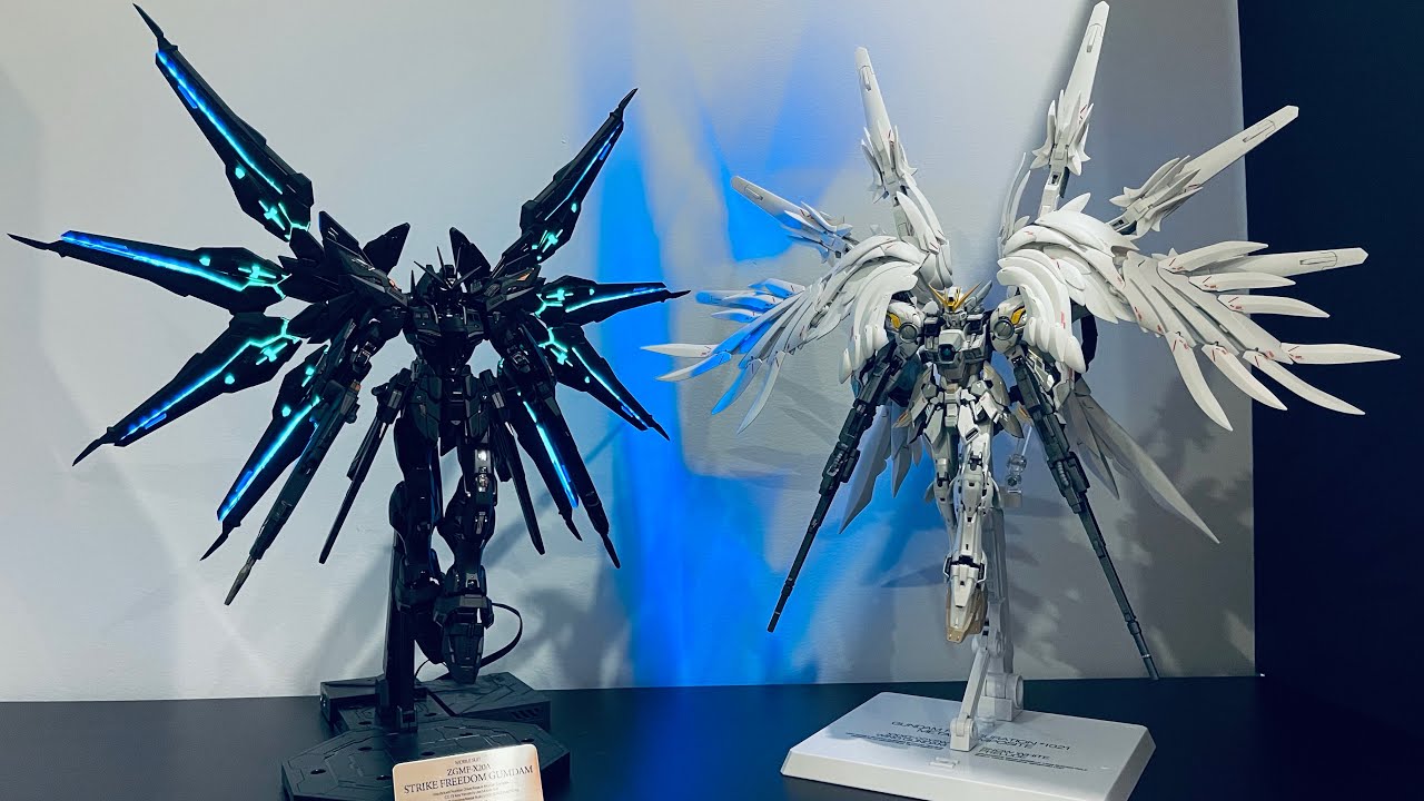 終夜 GUNDAM MGEX STRIKE FREEDOM MIDNIGHT COATING PLUS KOSMOS LIGHT 1