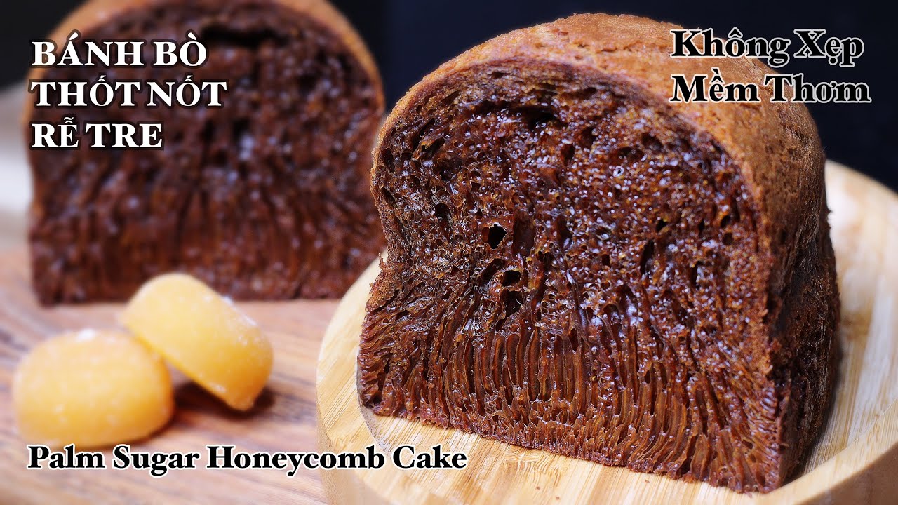 Bánh Bò Thốt Nốt Rễ Tre - ĐƠN GIẢN - KHÔNG XẸP - MỀM - THƠM THẬT THƠM