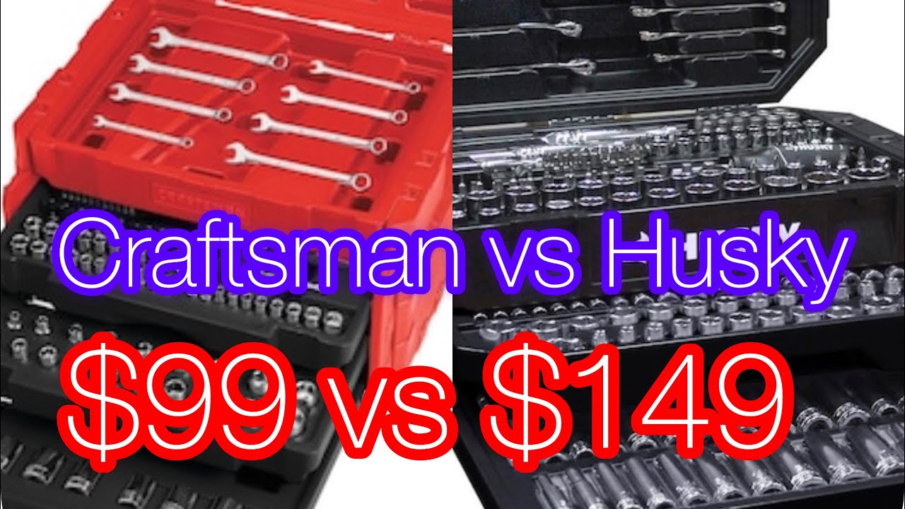 99 Affordable Mechanic tool sets, Husky vs Craftsman life time
