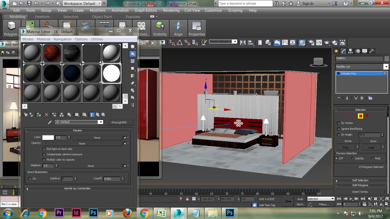 Tutorial on Modeling texturing and lighting an interior in 3dsmax using ...