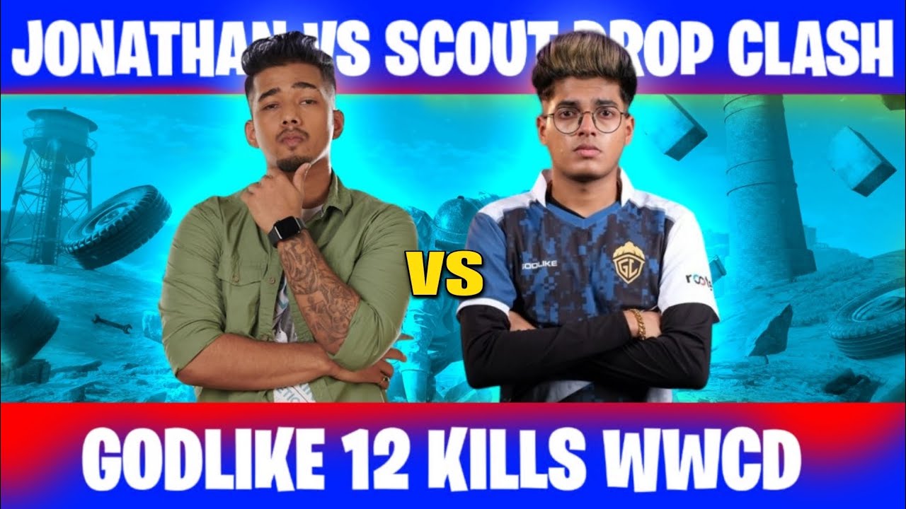 Jonathan vs scout Dropclash 🔥 Godlike 12 kills WWCD - YouTube