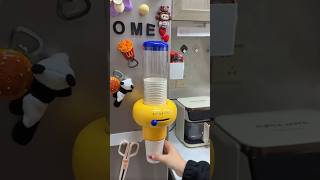 Wall Mounted Cup Dispenser 😍Dust Free &amp; Space Saving #shorts #cupdispenser #viral #gadget