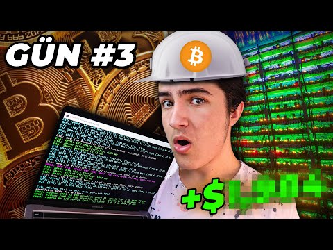 1 Hafta Bitcoin Madenciliği Yaptım Bitcoin Mining 