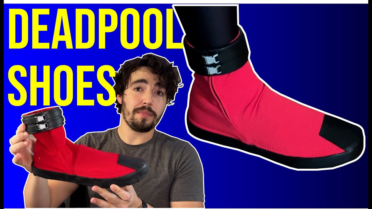 How to Make Deadpool Cosplay Shoes - 90s Comic Book Design