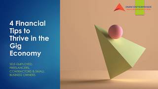 4 Financial Tips to Thrive in the Gig Economy Finish