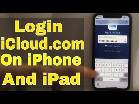 How To Login Into Icloud Com On IPhone IPad 2021 11 Pro XS Max XS XR X Safari Chrome Browser