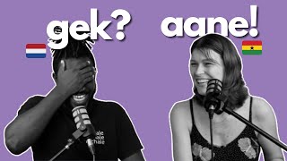 Dutch Woman Learns Twi: Hilarious Pronunciation Battle