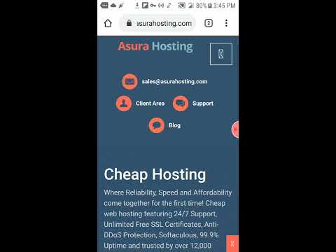 Asura Hosting Affordable $1 Web Hosting 2020 Review | Free Website Hosting