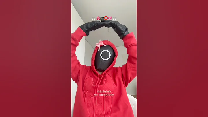 Squid Game Circle Mask Paper #papercraft #diy #squidgame #papermask