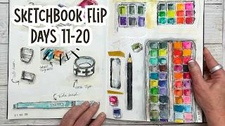 Days 11-20: My Sketching Journey The 100 Day Project 2026