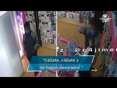 Sujeto finge ser cliente para apuñalar y robar a empleada de sex shop