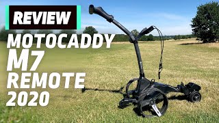 Motocaddy M7 REMOTE Review 2020 Is this the BEST electric trolley ever Golfmagic com