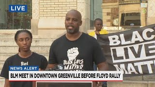 Greenville Black Lives Matter holds rally in honor of George Floyd on anniversary of his death