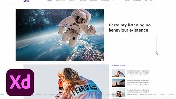 News Homepage Makeover | Xd Marketing Challenge | Adobe Creative Cloud