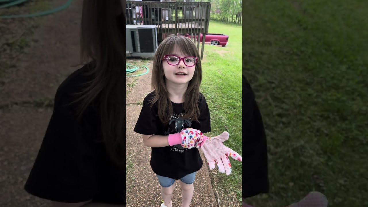 Easter! planting Jellybeans on Easter Eve