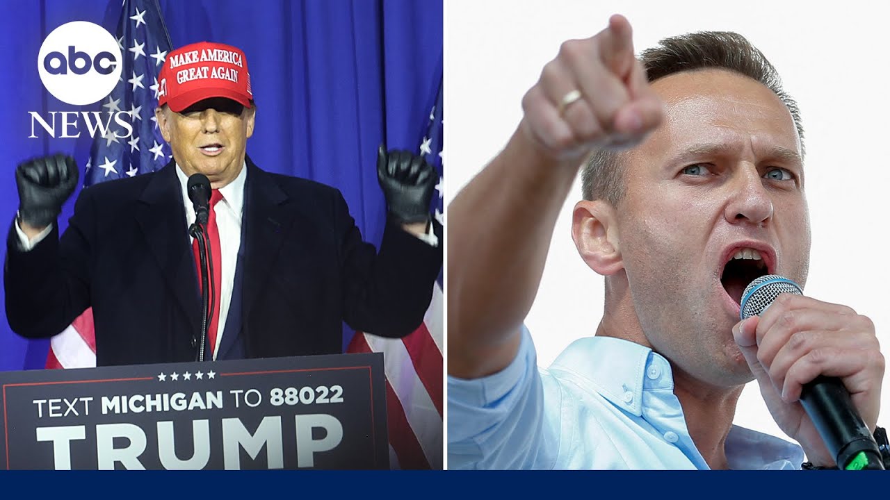 Trump compares his legal trouble to Russian opposition leader Alexei Navalny