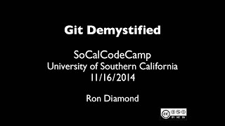 Git Demystified - How Git works  (workflow & internals)