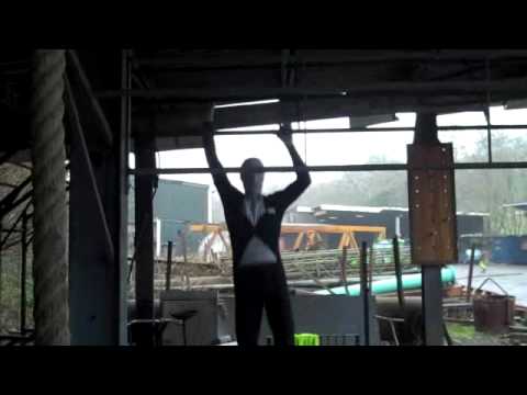 Morph man working out at BeaverFit's test gym....