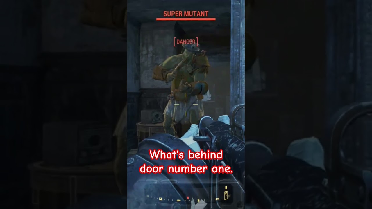 Fallout 4 when you pick lock a door. 