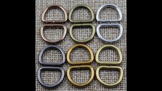 metal steel wire bag d-rings buckle making machine