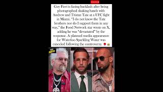 Guy Fieri Says He Doesn’t Know or Support the Tate Brothers After UFC Photo Sparks Backlash