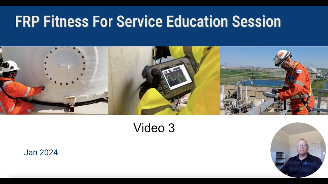 API 579 Fitness For Service of FRP Educational Video 3 (NDE to Detect FRP Damage)