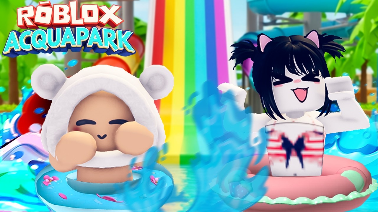 Porto i BAMBINI all'ACQUAPARK per la PRIMA VOLTA su ROBLOX!