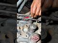 Fast & Perfect Valve Lock Install – Truck Engine Repair Tips #mechanic #engine #shorts #fyp #tools